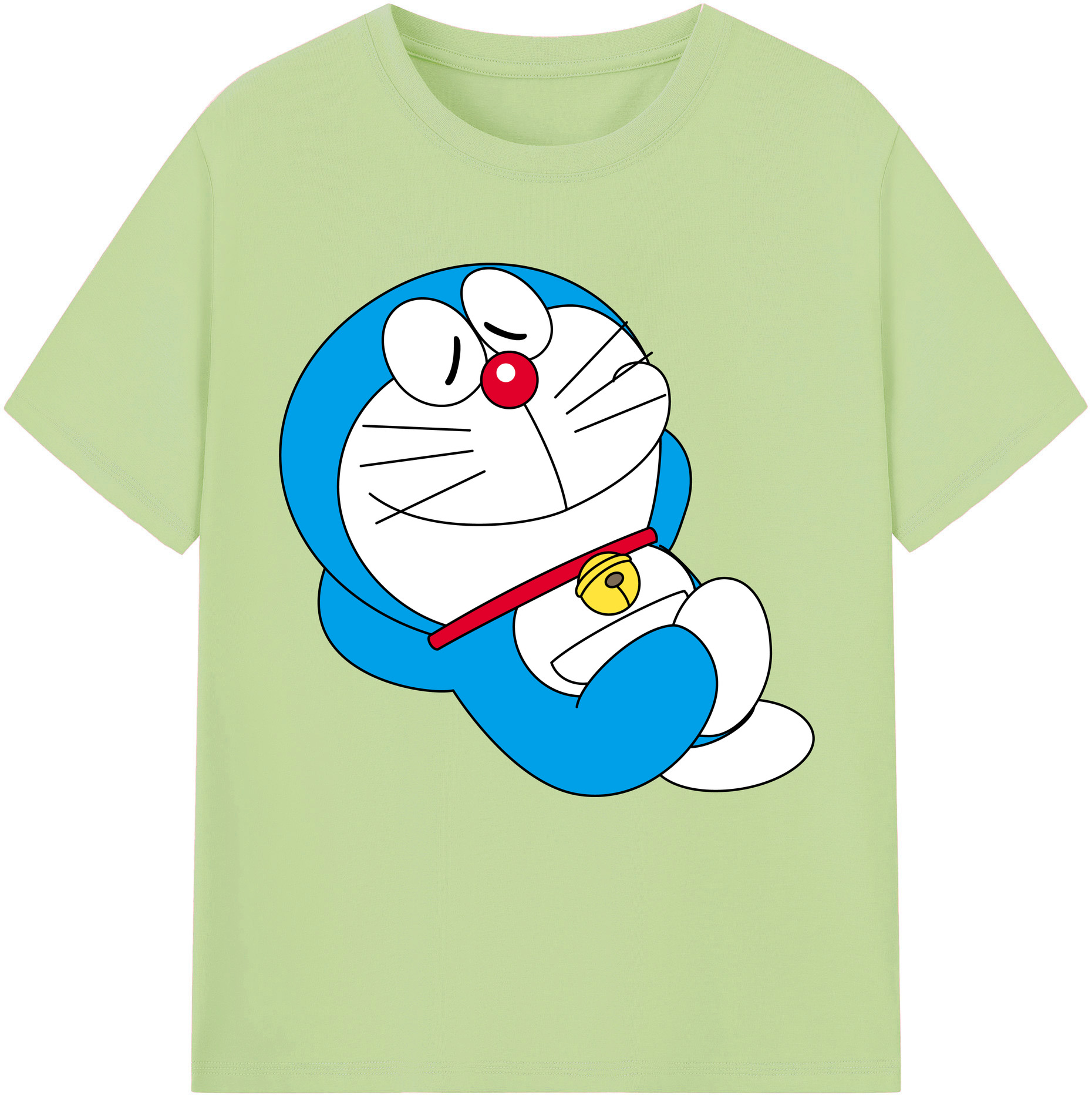 （画像用） ドラえもん Doraemon 綿100％半袖Tシャツ（フロントプリント）